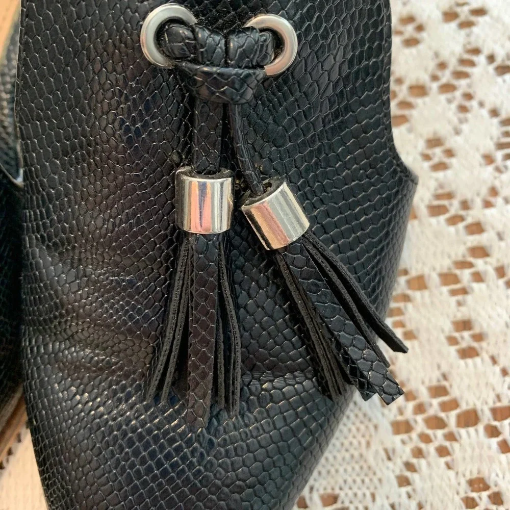 Beast Fashion Carter Dorsay Tassel‎ Shoes Women's Size 6